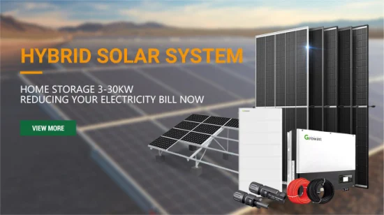 가정용 5kw 10kw 20kw 하이브리드 태양 에너지 시스템 인버터 및 리튬 배터리를 갖춘 Growatt 하이브리드 태양 광 시스템 태양 광 PV 저장 시스템